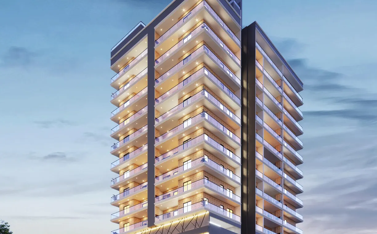 Perspectiva ilustrada 1 do Residencial Arcoli 4 (imagem da construtora)
