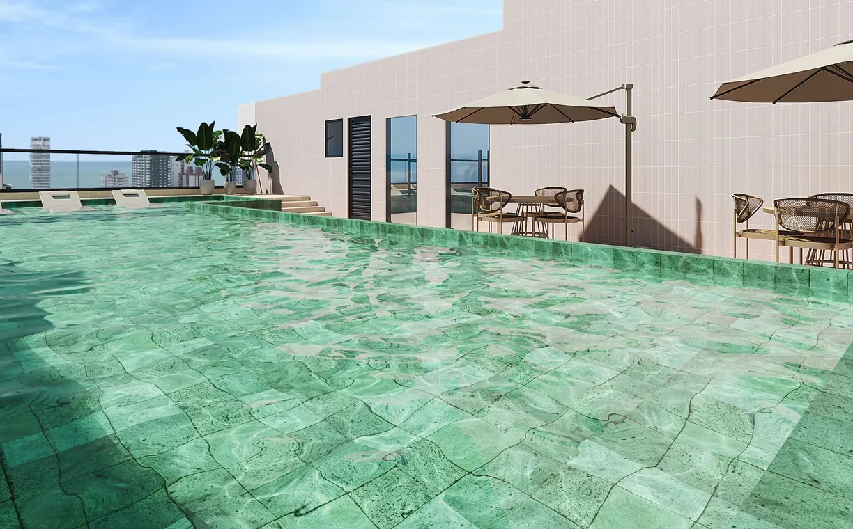 Perspectiva ilustrada 1 do Atlantic Square (imagem da construtora)