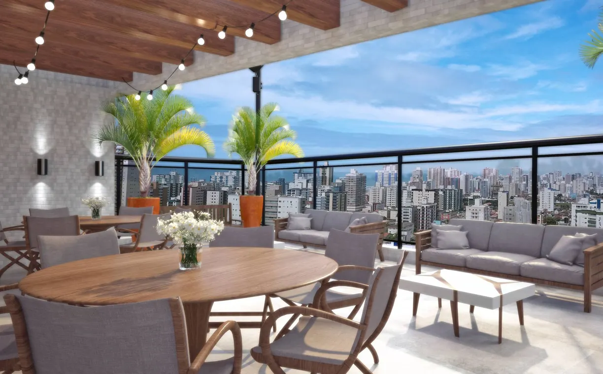 Perspectiva ilustrada 2 do Residencial Berilo (imagem da construtora)