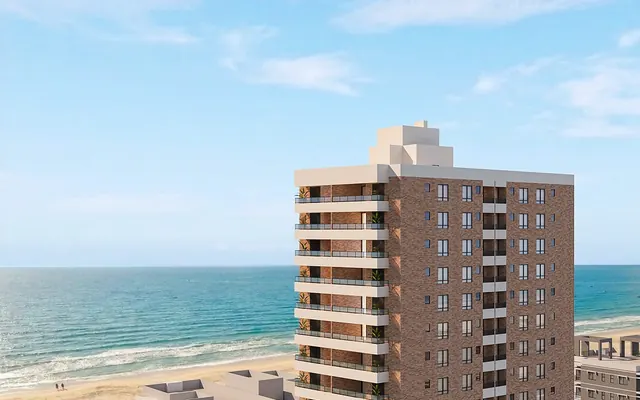 Fachada do Harmony Residence, lançamento em Aviação, Praia Grande
