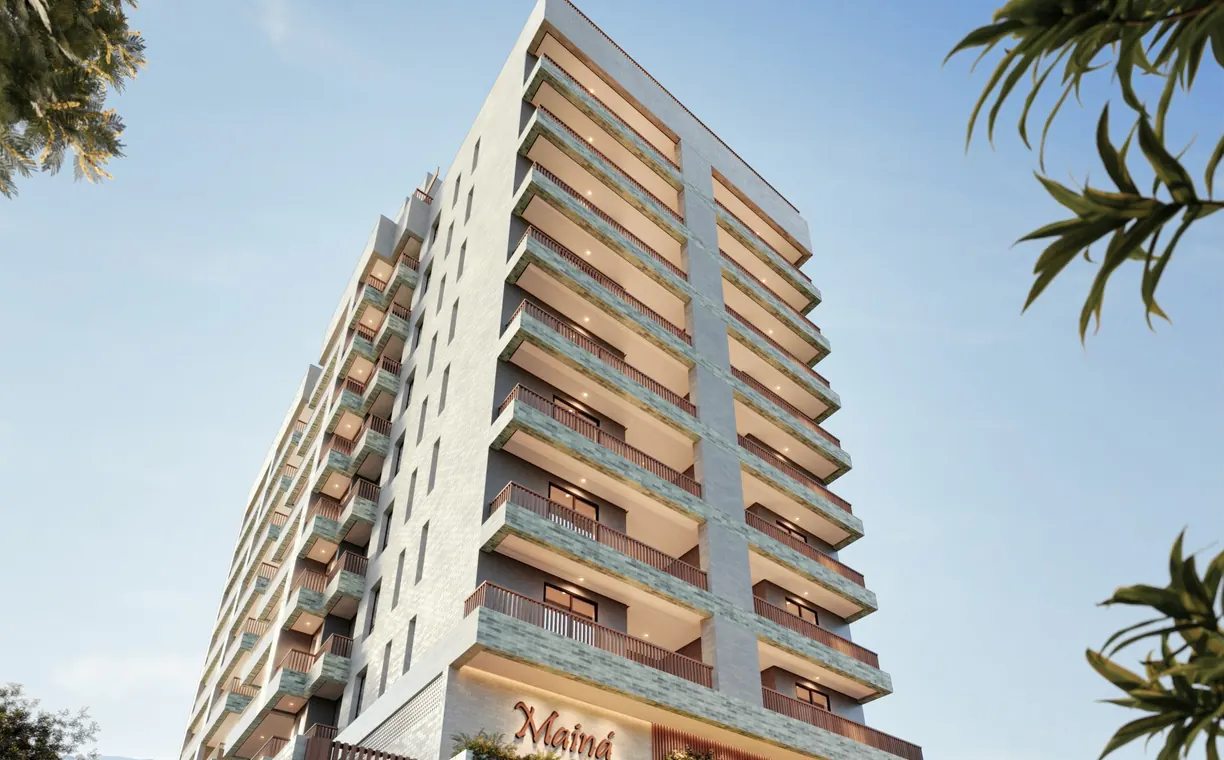 Perspectiva ilustrada 1 do Residencial Mainá (imagem da construtora)