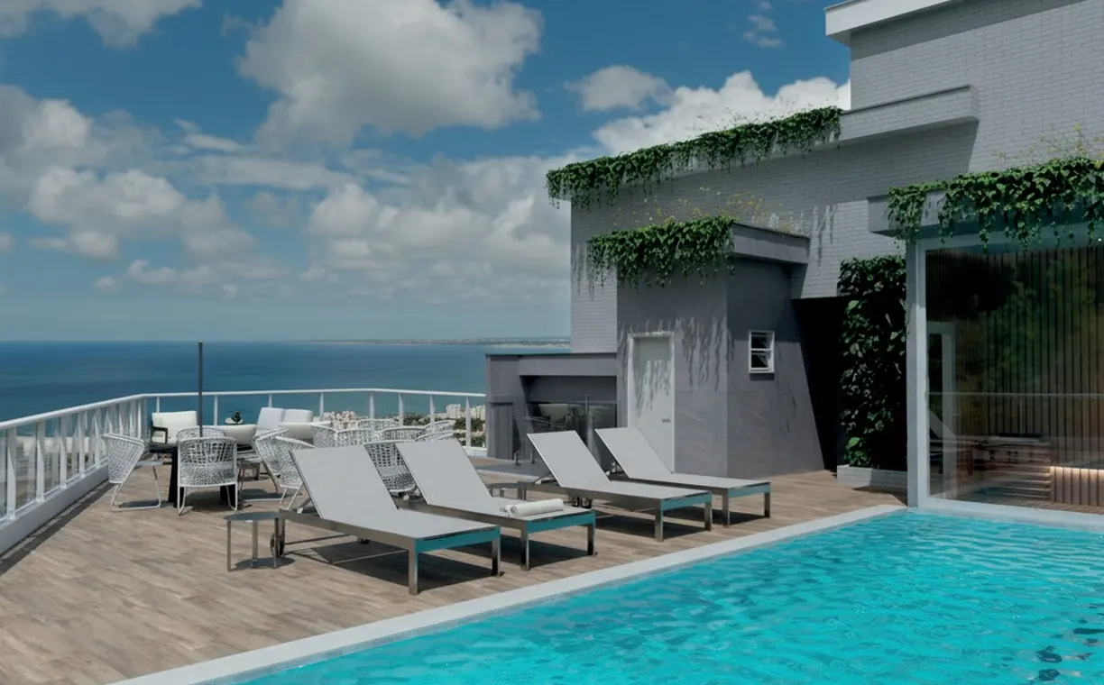 Perspectiva ilustrada 1 do Residencial Maya (imagem da construtora)
