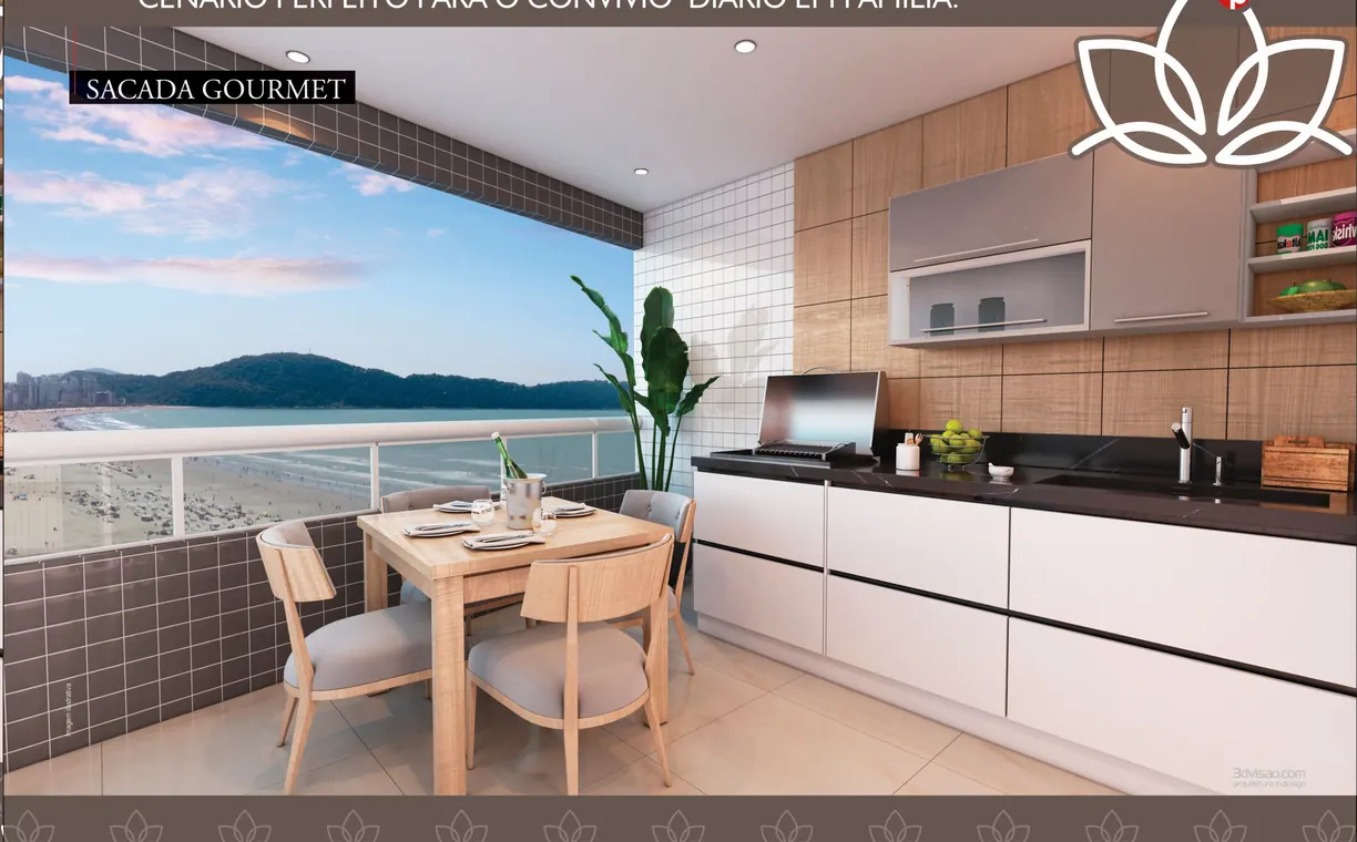 Perspectiva ilustrada 3 do Paradise Residencial (imagem da construtora)